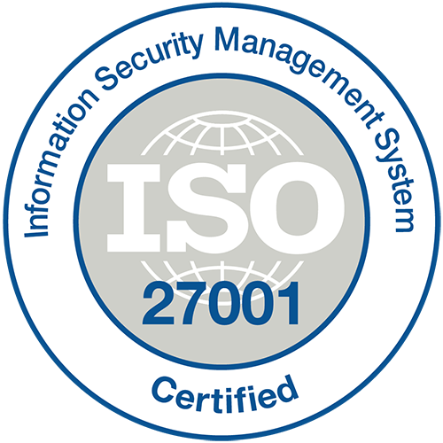 ISO27001 Certified