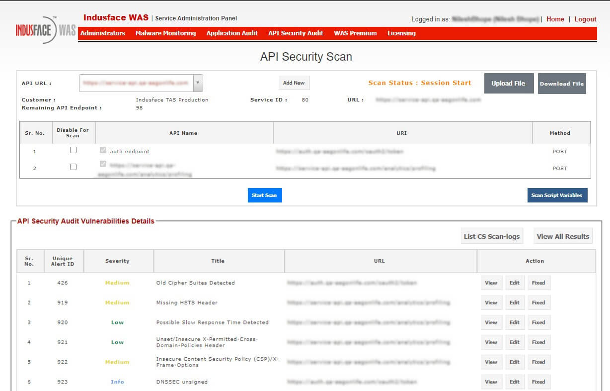 Vulnerability Scanning