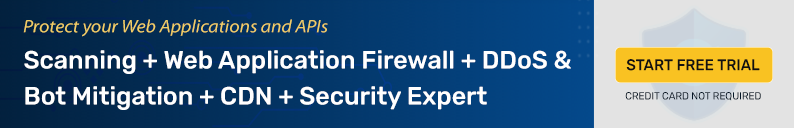 Protect Your Web Apps & APIS - Sign-up For 14-Day Free Trial