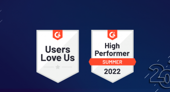 Indusface WAS is Awarded as a “High Performer” by G2, Summer 2022!