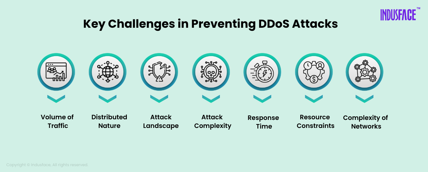 Key Challenges in Preventing DDoS Attacks