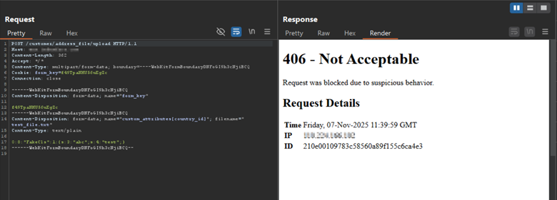 AppTrana WAAP Coverage for CVE-2025-54236 (SessionReaper)