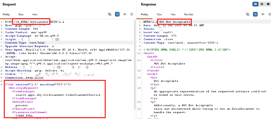 Blocked CVE-2026-46817 exploit attempt in AppTrana